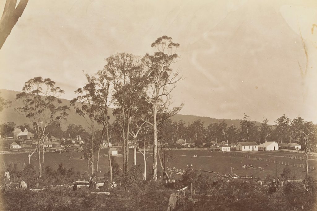 History Council Victoria Feb26 FL16344309 Peoples homes Aboriginal station Coranderrk c1878