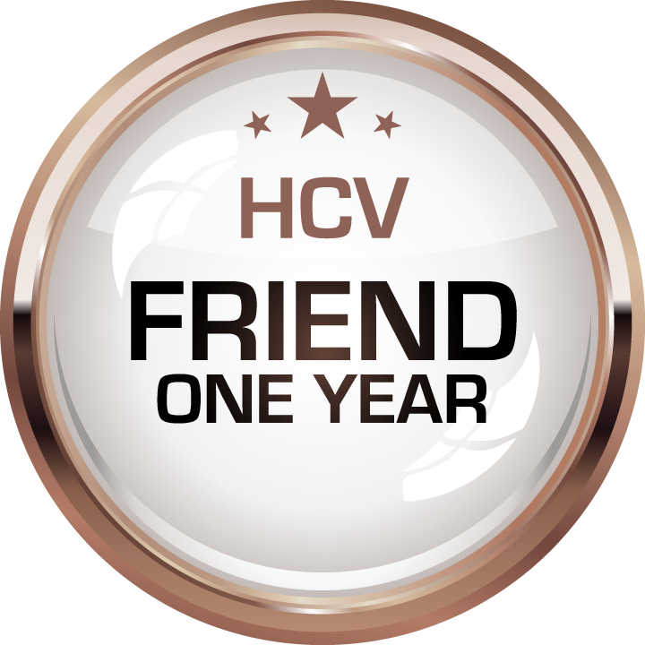 badge friend one year bronze
